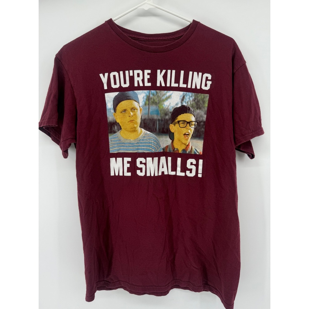 The Sandlot You're Killing Me Smalls Movie Graphic Tee Mens Burgundy Medium